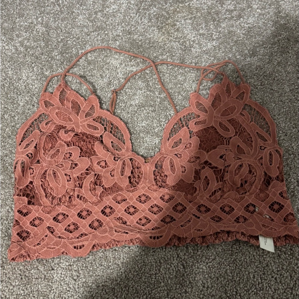 aerie Lace Bralette in Dusty Rose